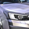 スバル「新型SUV」初公開！ 斬新「光るフェンダー」＆“昭和”モチーフグリル採用！ タフ顔の「アウトバック ブーストギア」実車展示