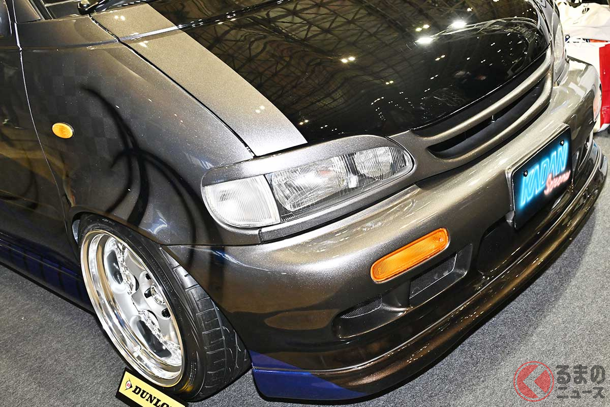 花壇自動車大学校の学生がカスタムした「セレビア」