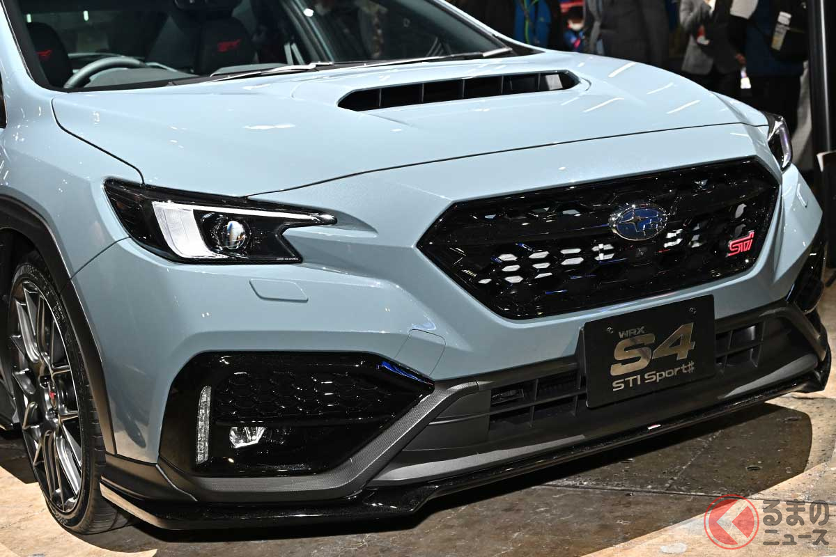 スゴいホイールが装着された「WRX S4 STIスポーツ#」