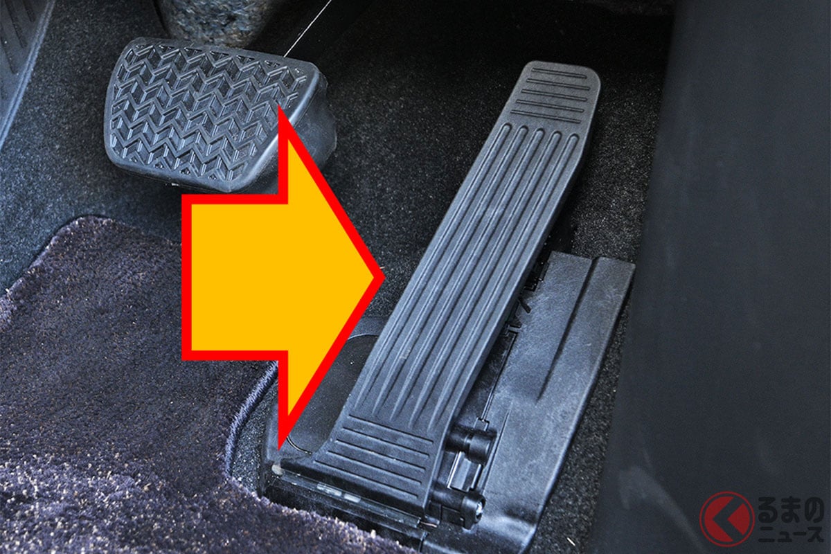 疲れにくいという利点がある「オルガン式ペダル」