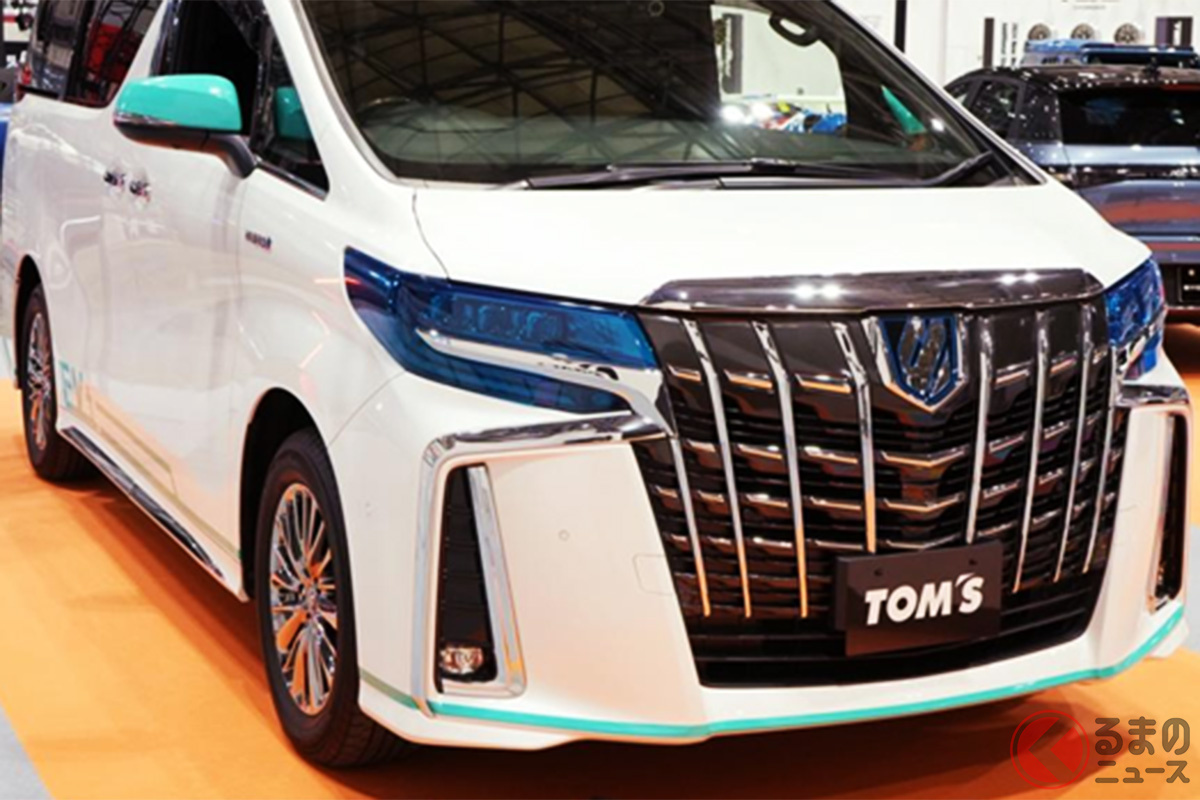 TOM'Sが新たに提案する「ALPHARD EV PLUS」(撮影:加藤博人)