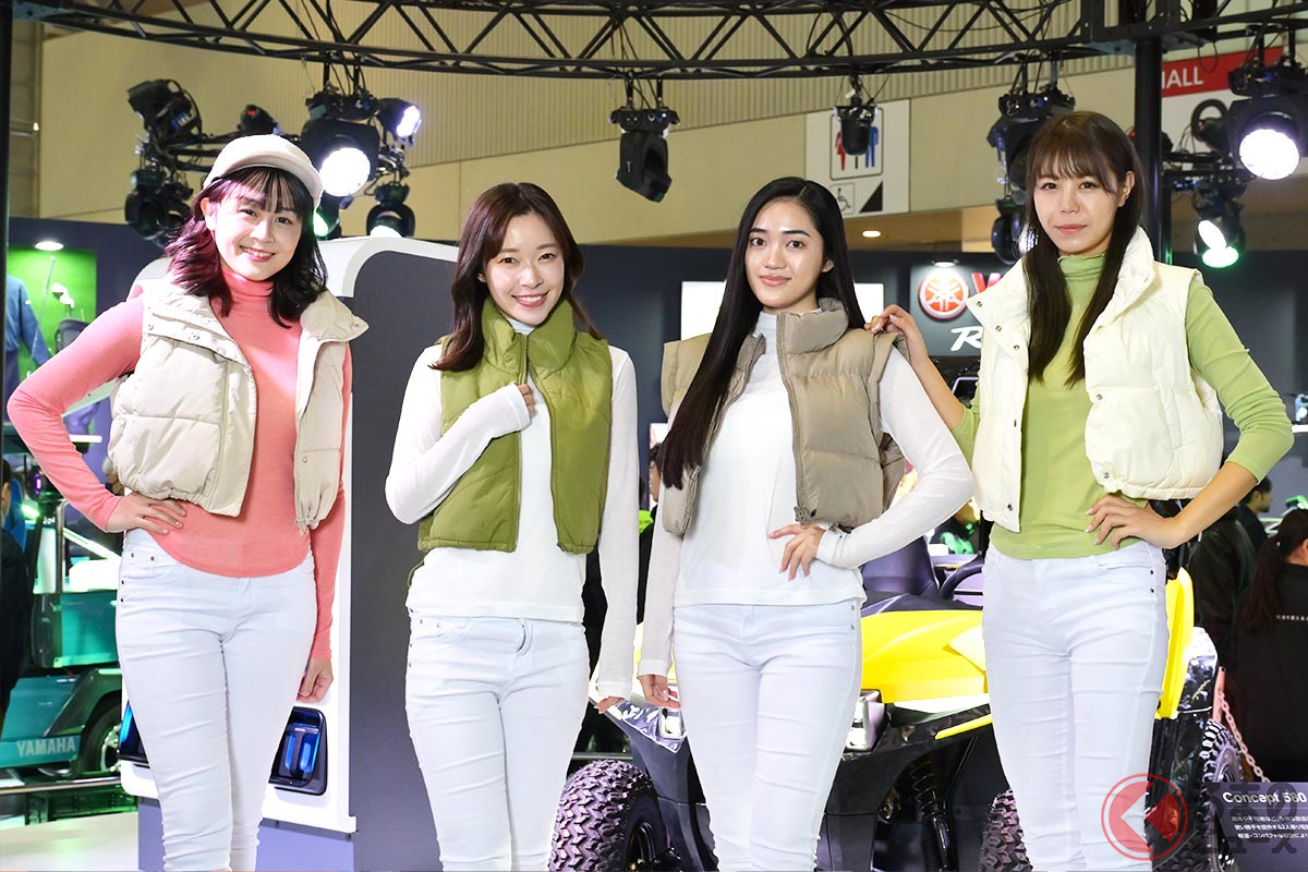 「ヤマハ」ブースは会社の世界観を表現