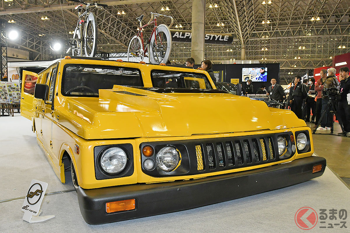 めちゃワイド! 日本自動車大学校(NATS)が製作した「NATS JIMNY J1(ジムニーJ1)」