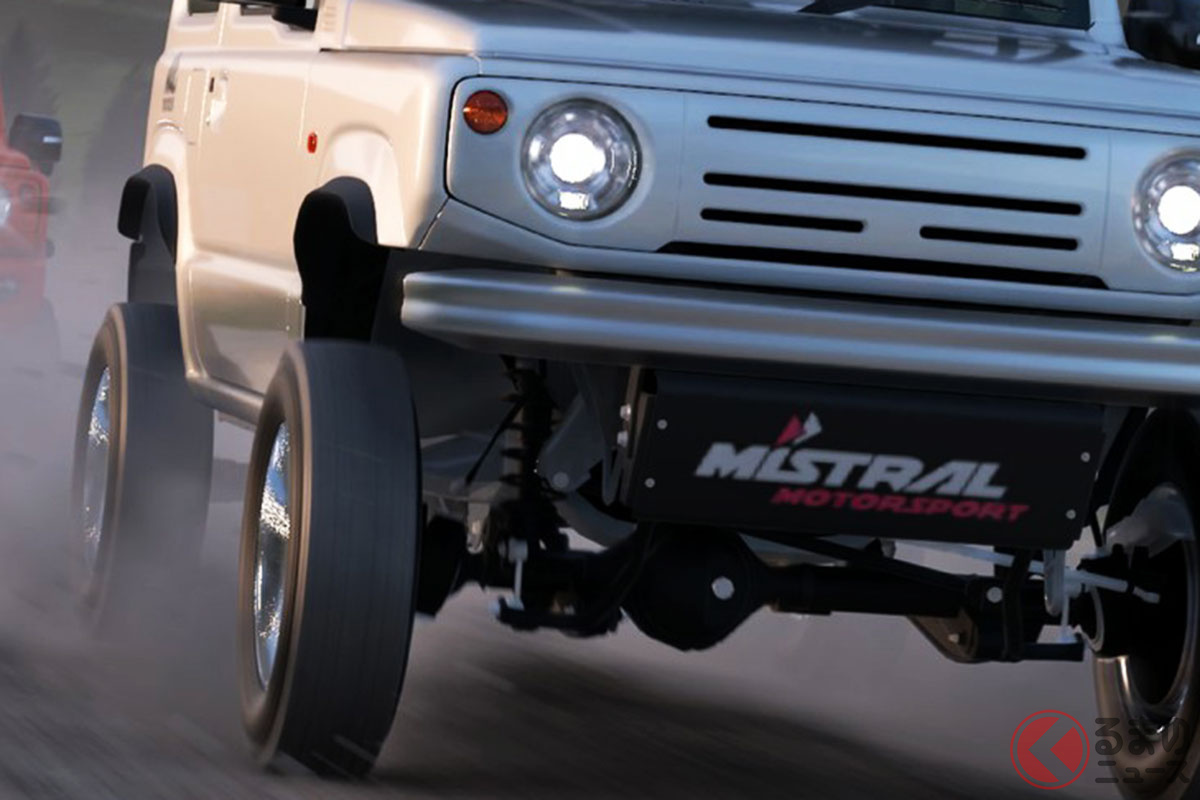 超リアルなジムニーで世界を爆走(画像:2024 Sony Interactive Entertainment Inc. Developed by Polyphony Digital Inc.)