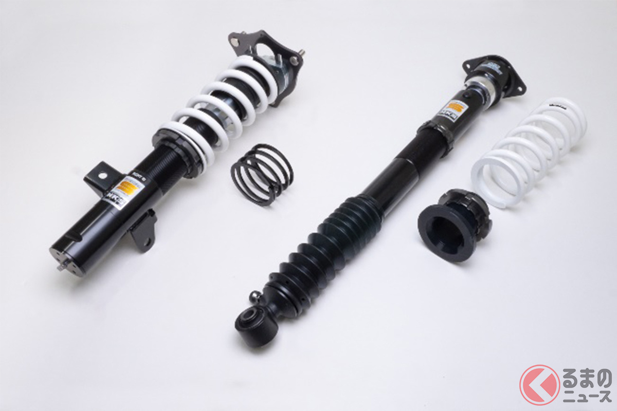 HKSが発売したホンダ「シビック タイプR(FL5)」用の車高調「HIPERMAX S FL5 FULL CANCELLER KIT F PILLOW」