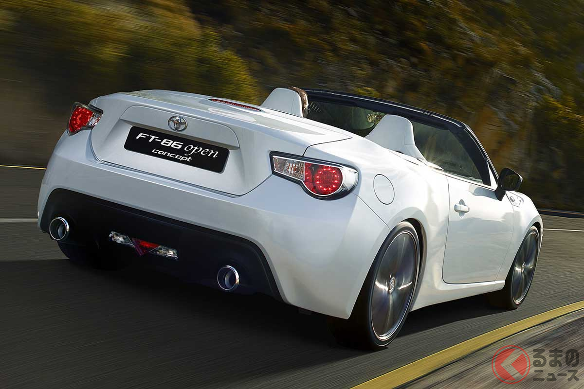 幻のFT-86 Open Concept(オープンコンセプト)」の実車を展示