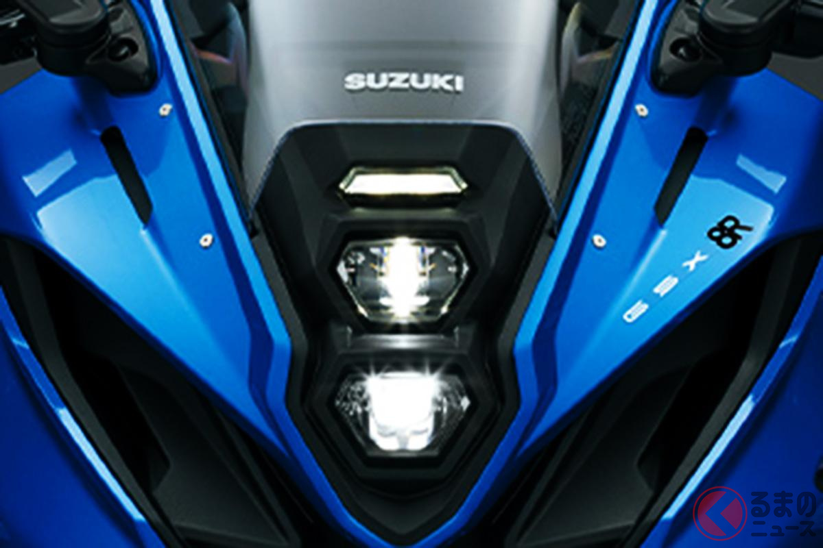 新型「GSX-8R」と新型「GSX-S1000GX」を日本で発売する(画像は新型「GSX-8R」)