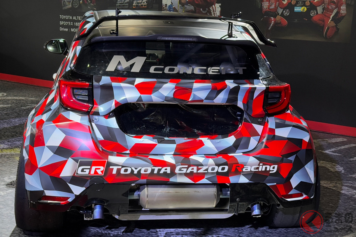 東京オートサロン2025で世界初公開された「GRヤリスMコンセプト」