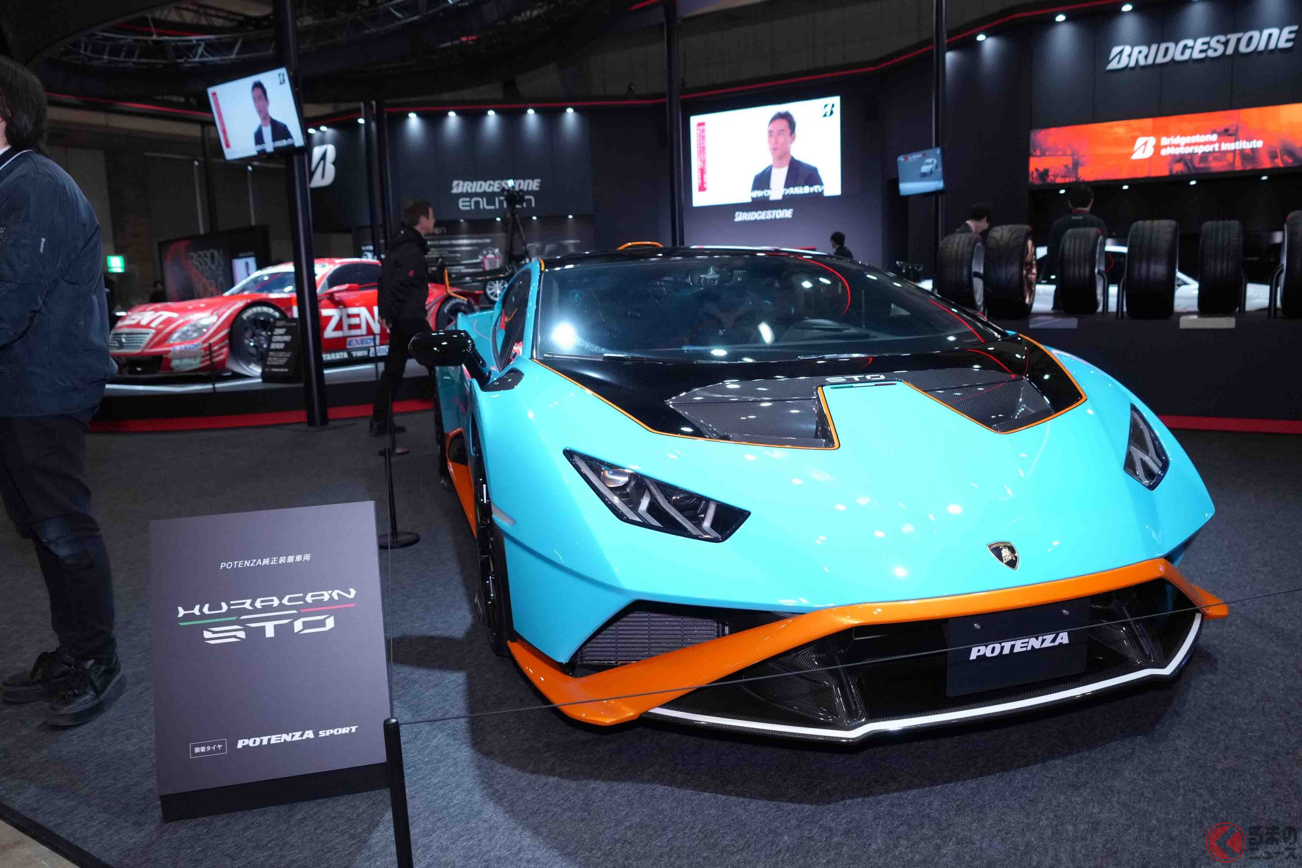 ランボルギーニ「ウラカン STO」は「POTENZA SPORT」が純正採用されている