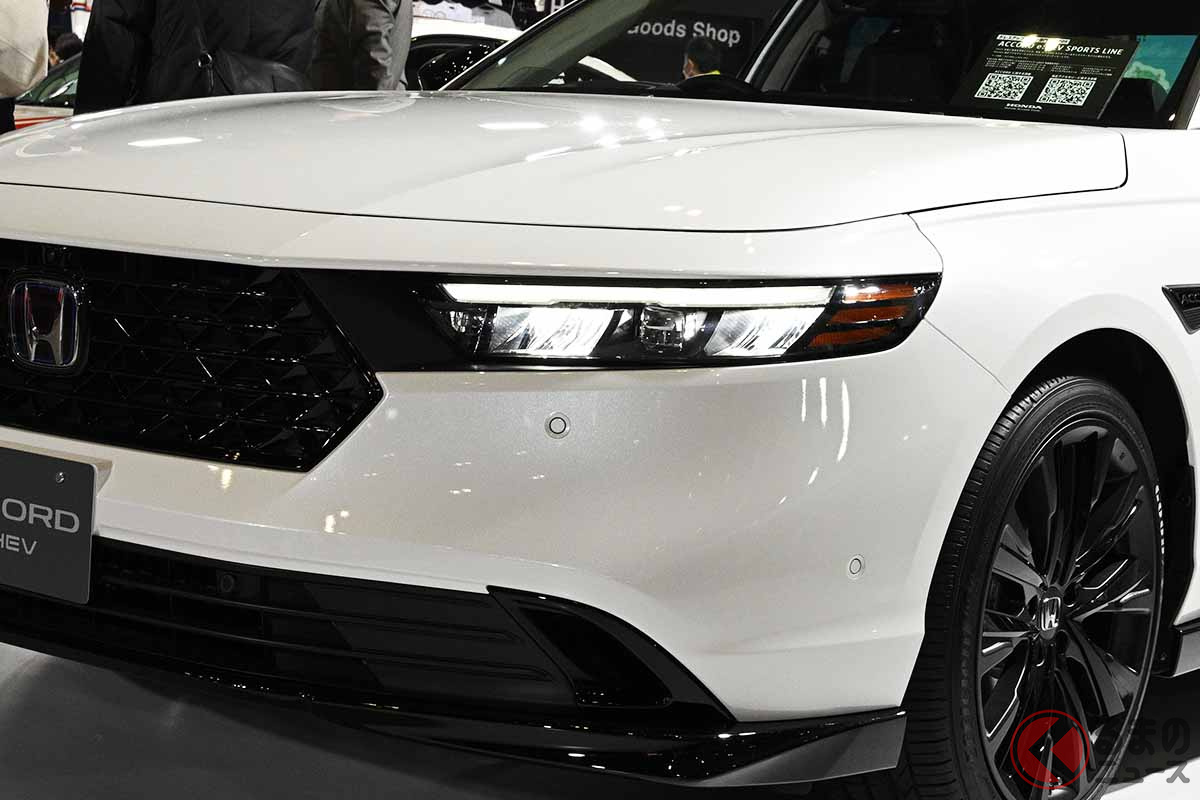東京オートサロン2024に展示されたホンダアクセスパーツ装着車「アコードスポーツライン」