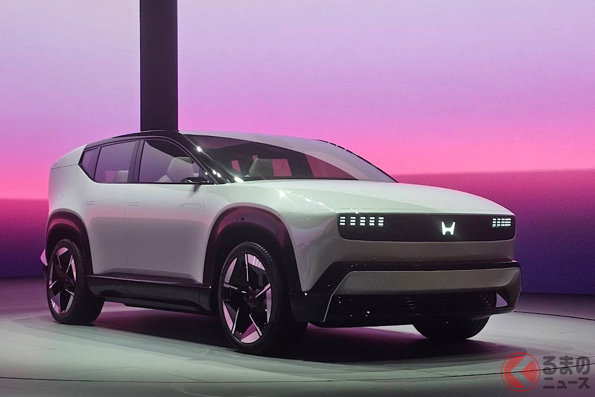 2026年にグローバルで販売される「Honda 0 SUV」(コンセプトモデル)現地撮影:山本シンヤ