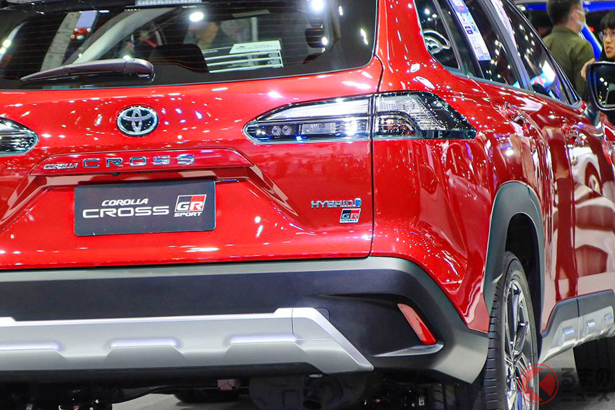 顔がカッコイイ! トヨタ「カローラクロス GRスポーツ」