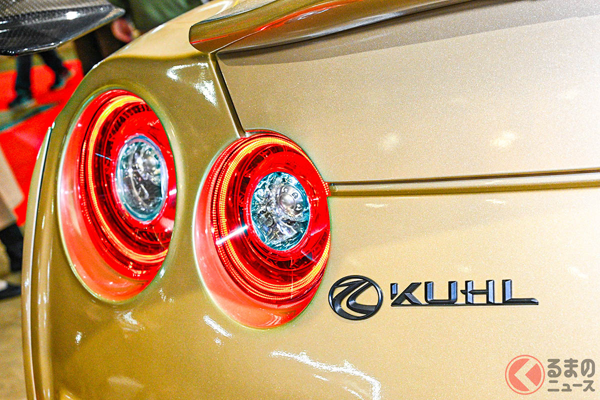 めっちゃゴールデン! KUHLが手掛けた新型「GT-R 35R-2024EDITION WIDE」