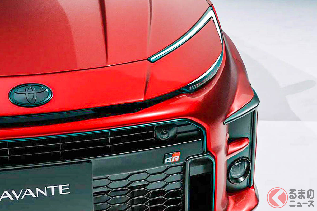最新トヨタ顔になった「GRヤリス」のCG(Photo:AVANTE)