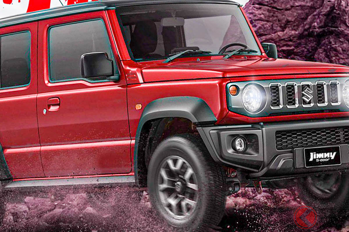 やっぱりカッコイイ! スズキ新型「ジムニー5ドア」