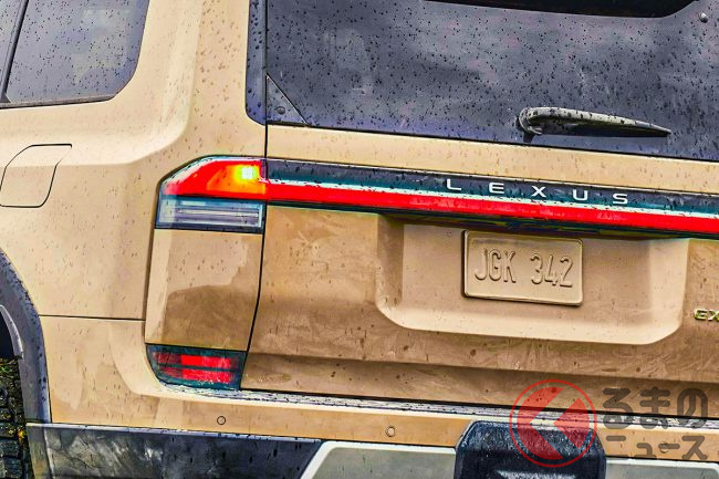 レクサス新型「カクカク高級SUV」初公開！ 3.5リッターV6＆本格4WD採用