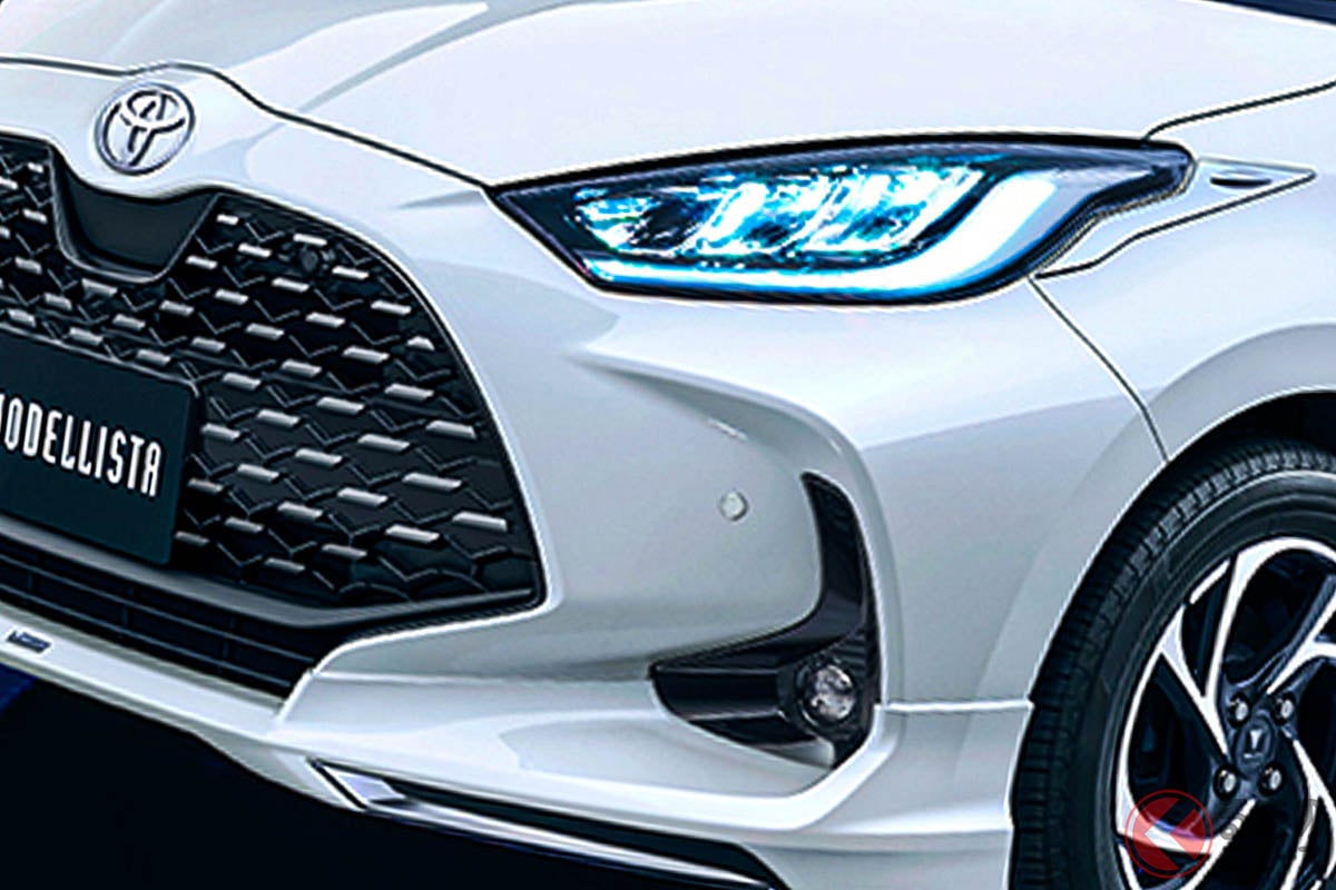 キラキラ感がイイ! 新型「ヤリス モデリスタ仕様」