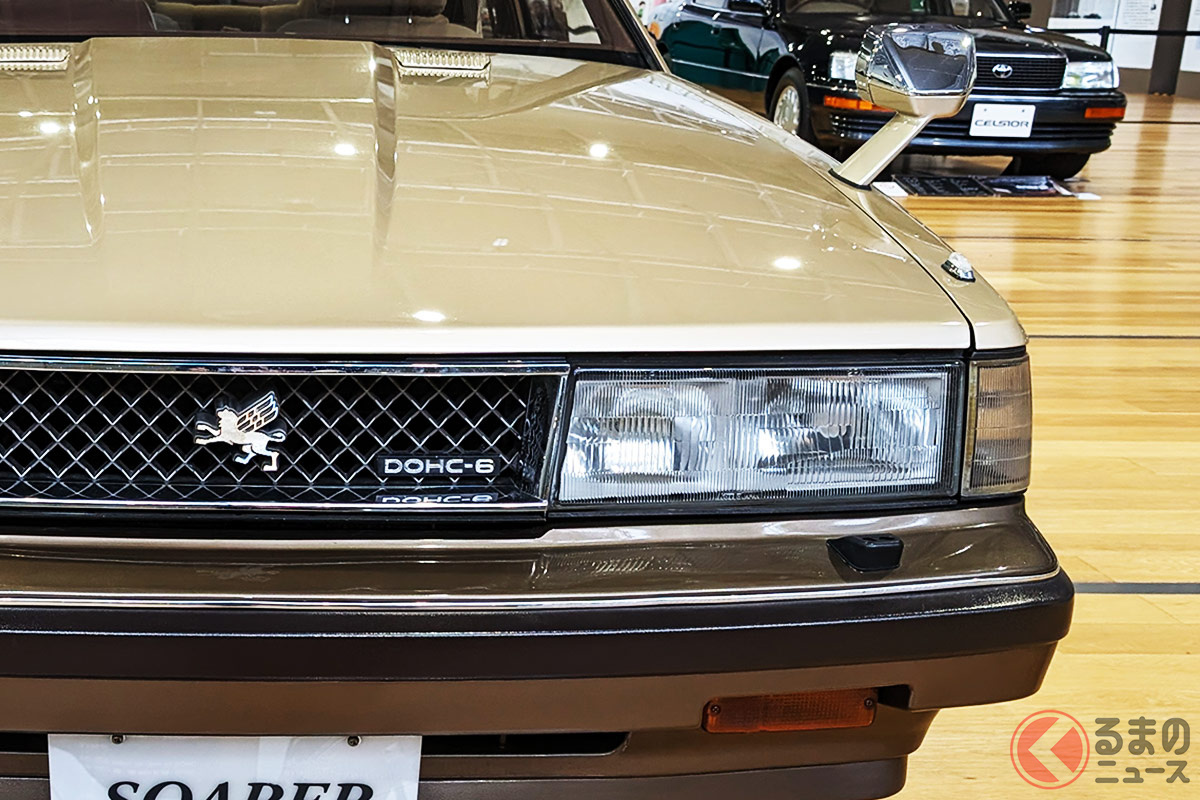 トヨタが初めて手掛けた高級パーソナルカー「ソアラ」とは(撮影場所:トヨタ産業技術記念館)