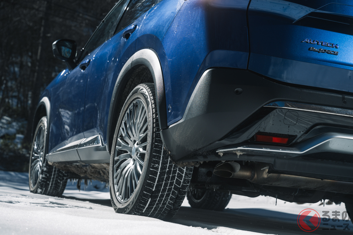 試乗した「エクストレイル AUTECH e-4ORCE」は「日産モータースポーツ&カスタマイズ」がカスタマイズしたモデル
