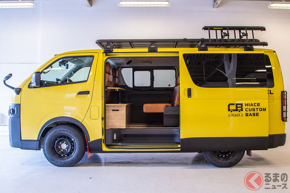 「走るYouTubeスタジオ」としてハイエースカスタムベース号が納車された(画像引用:トヨタ)