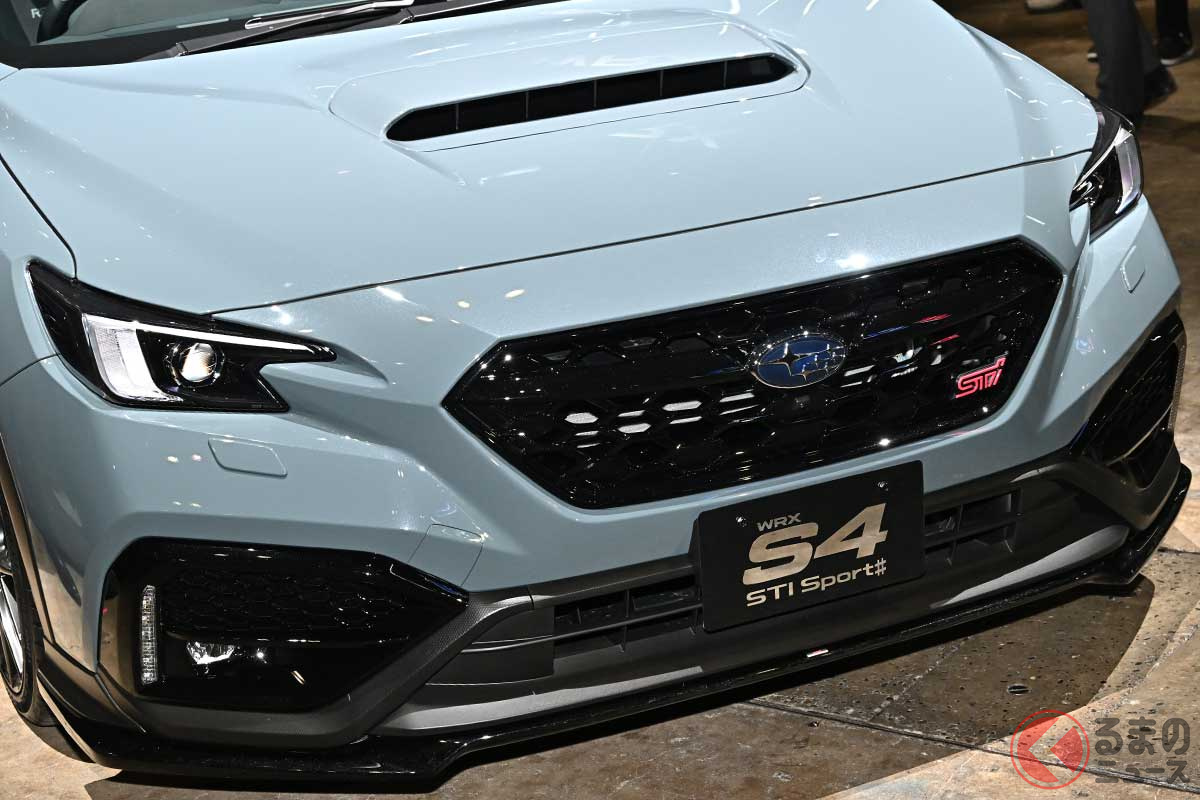 スゴいホイールが装着された「WRX S4 STIスポーツ#」