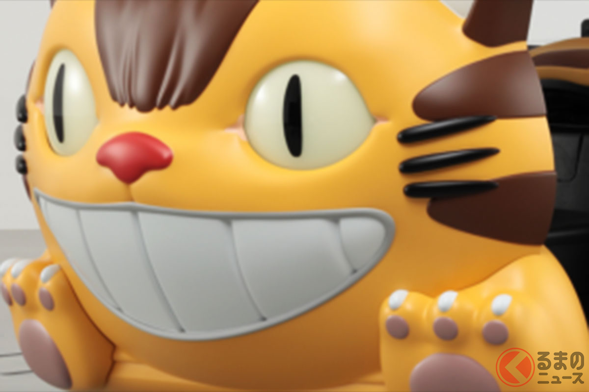 「APMネコバス」、3月に運行開始(画像:MONET Technologies (C)Studio Ghibli )