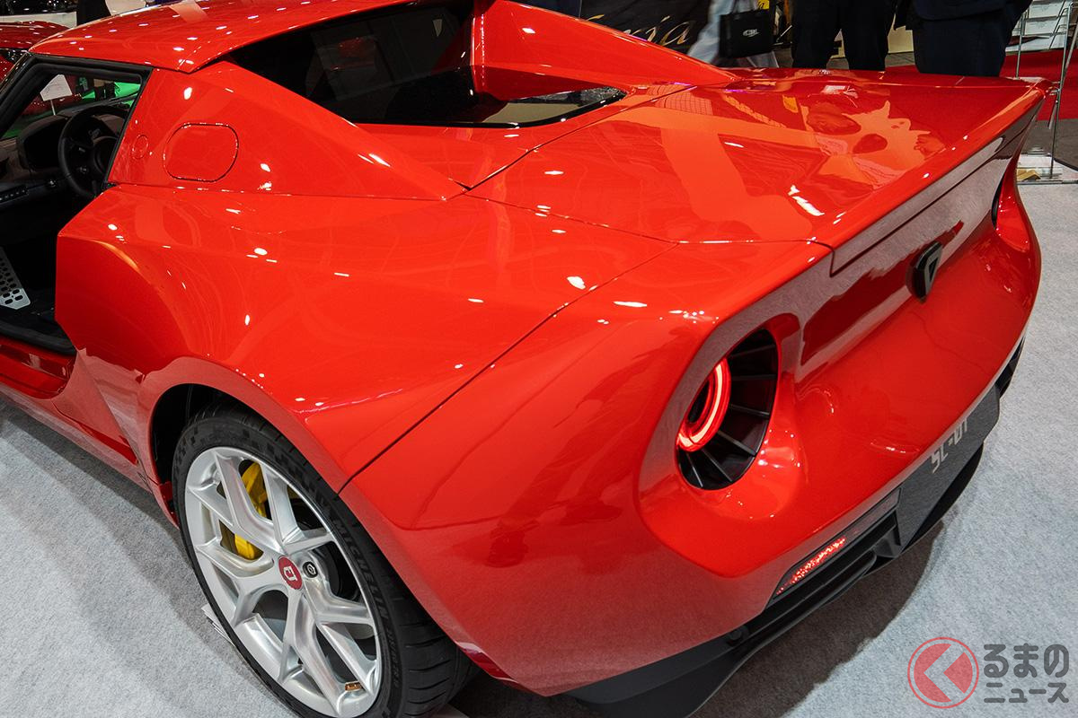 小さなスポーツカーが実車展示された!