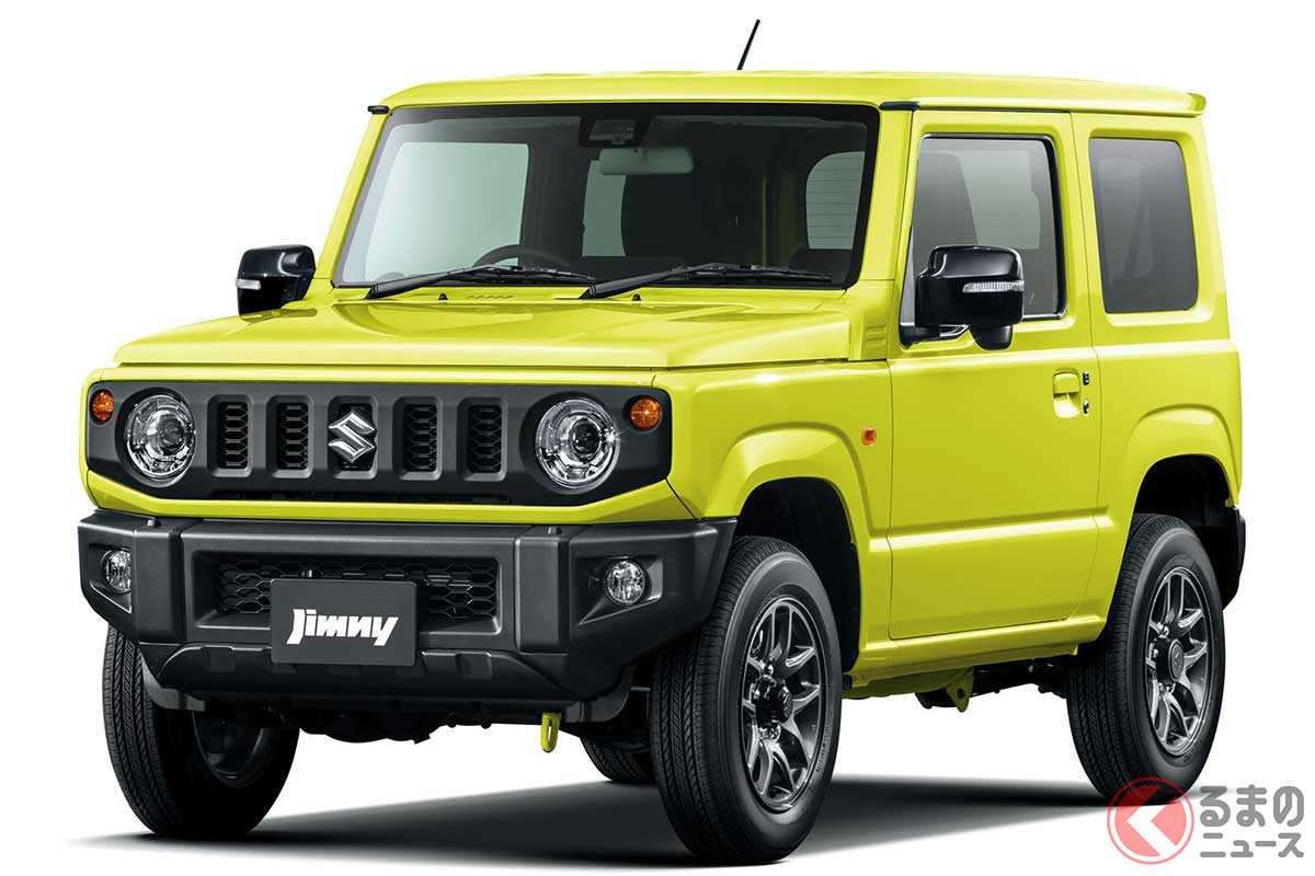 カクカクなスクエアデザインが特徴の「ジムニー」