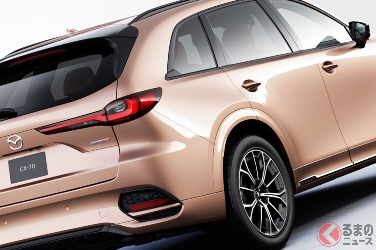 新色「メルティングカッパーメタリック」がオシャレ! マツダ 新型SUV「CX-70」