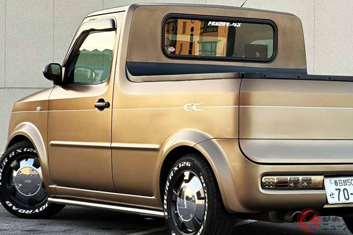 これは激レア! 日産「キューブ ムエット」(画像提供:RSKR)