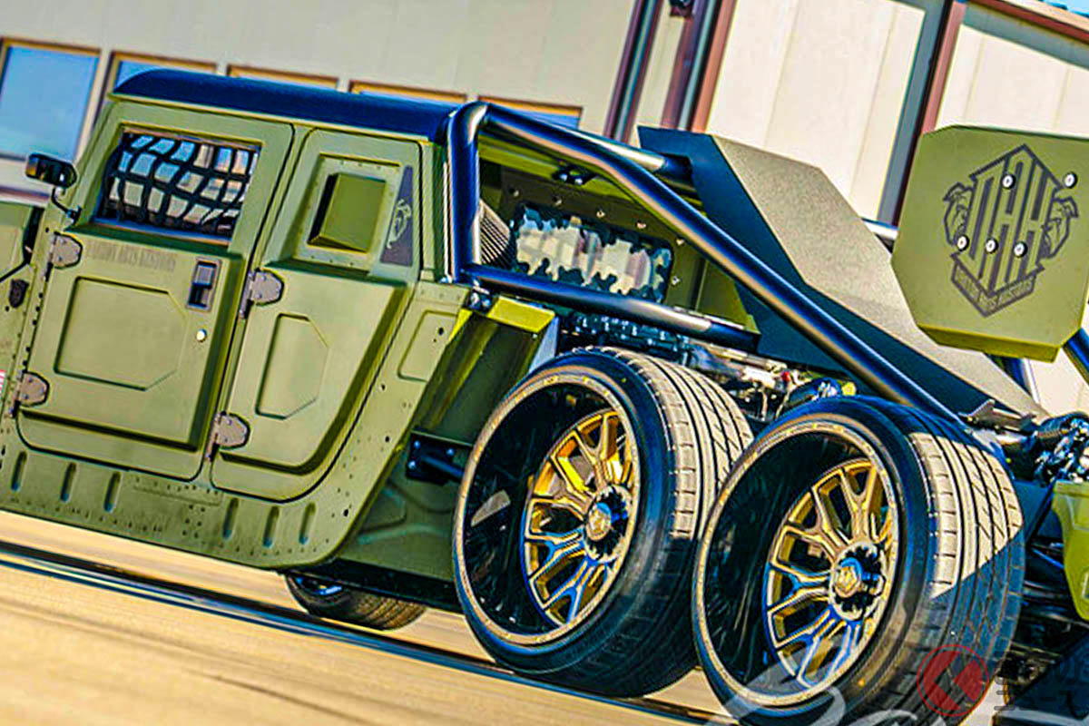 魔改造された「ハンヴィー」(Photo:Barrett Jackson)