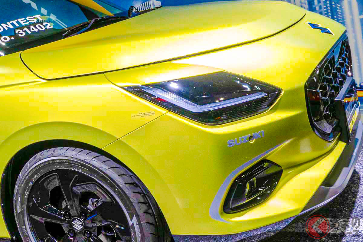 めちゃスポーティ! スズキ新型「スイフト クールイエローレヴ」