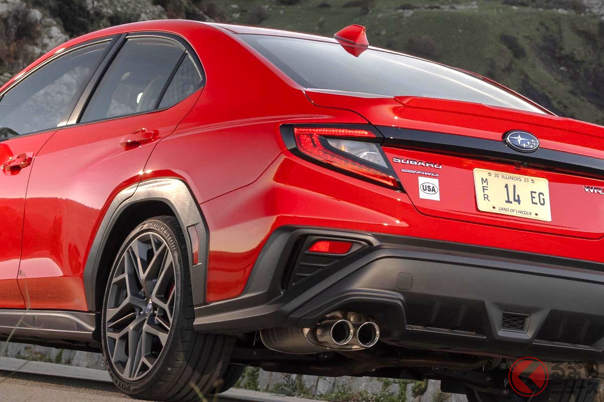 スポーツ性能を高めた新型「WRX RS」(カナダ仕様)