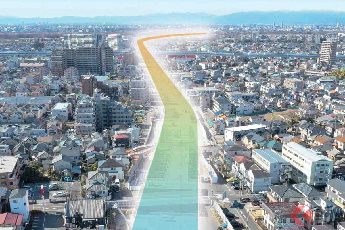 浦和中心街を東西に通過する道路が開通（画像：さいたま市）