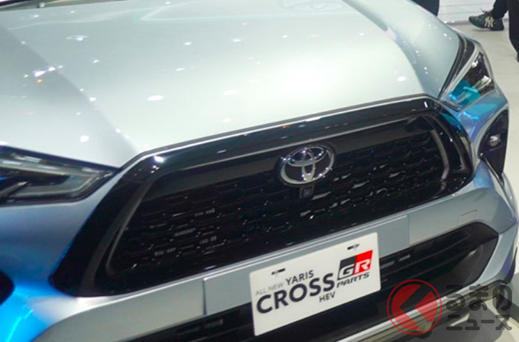 インドネシアで展示されたトヨタ「ヤリスクロス」（現地仕様）