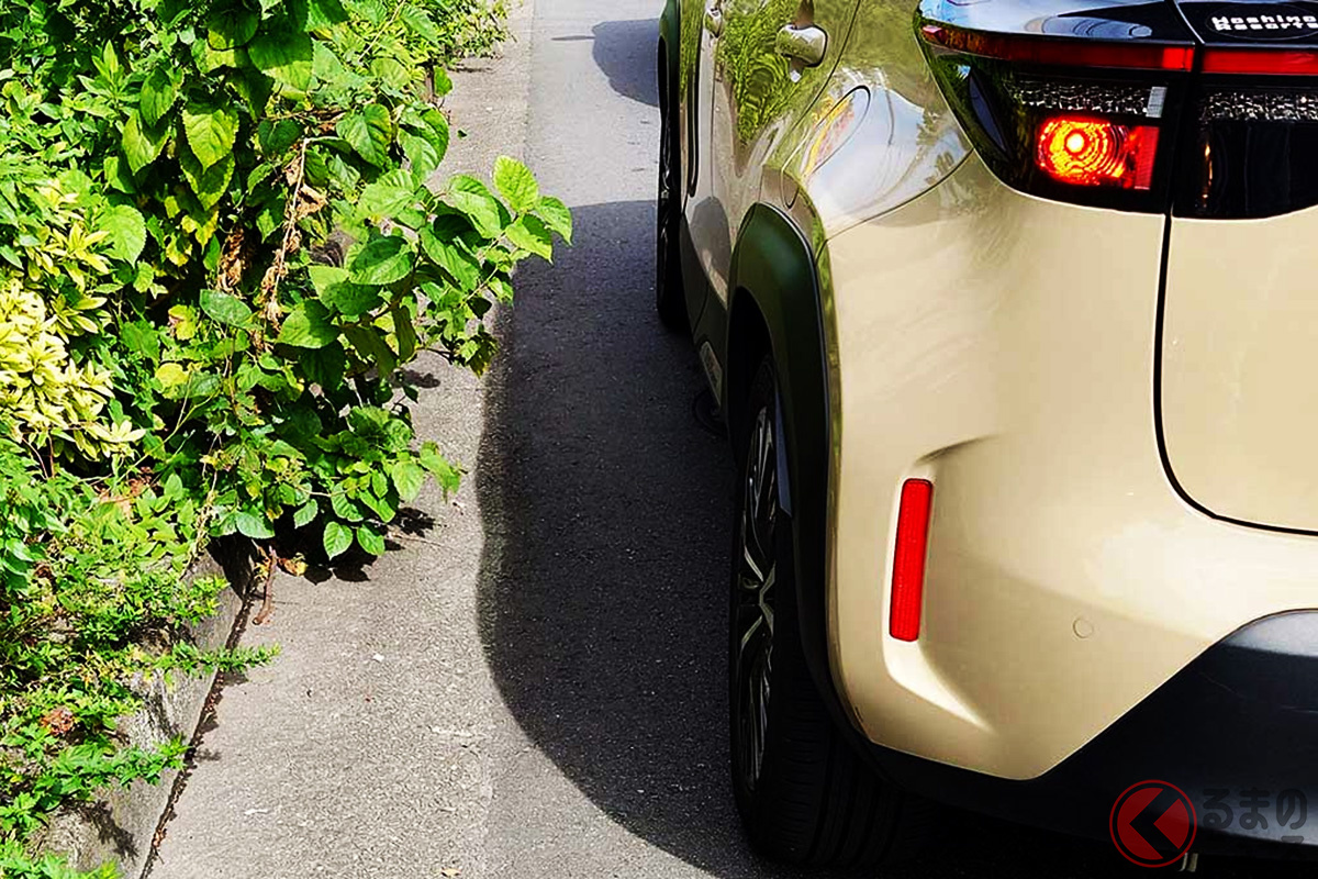 クルマの左寄せ…苦手な人が多い