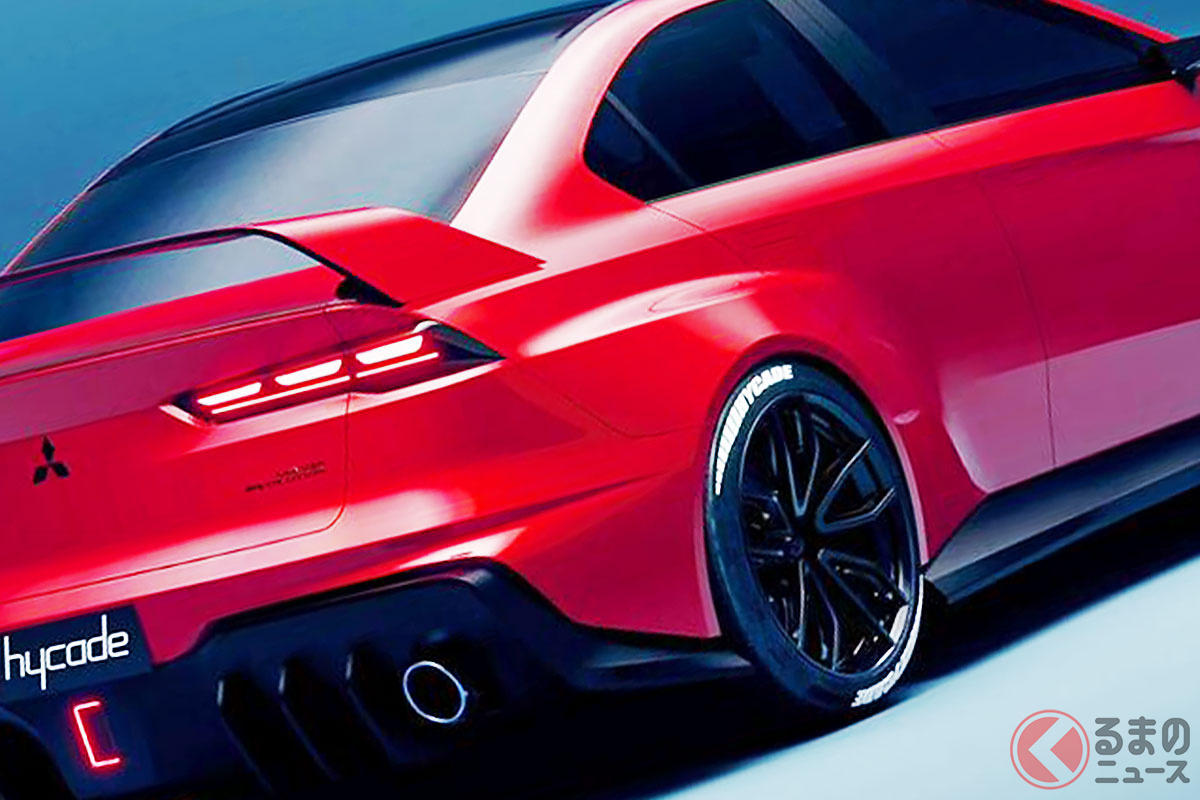 めちゃカッコイイ…三菱「ランサーエボリューションXI」の予想CG(Photo:hycade)