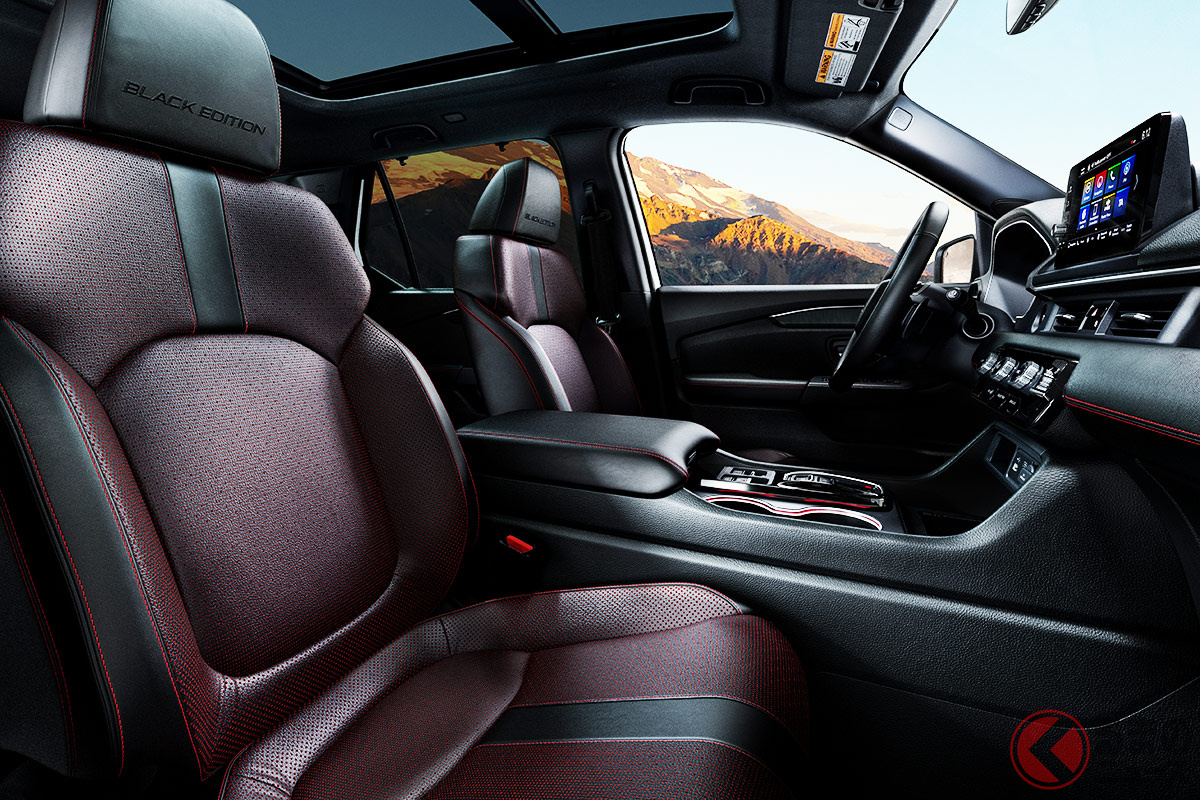 ホンダ新型「パイロット」の「ブラックエディション」