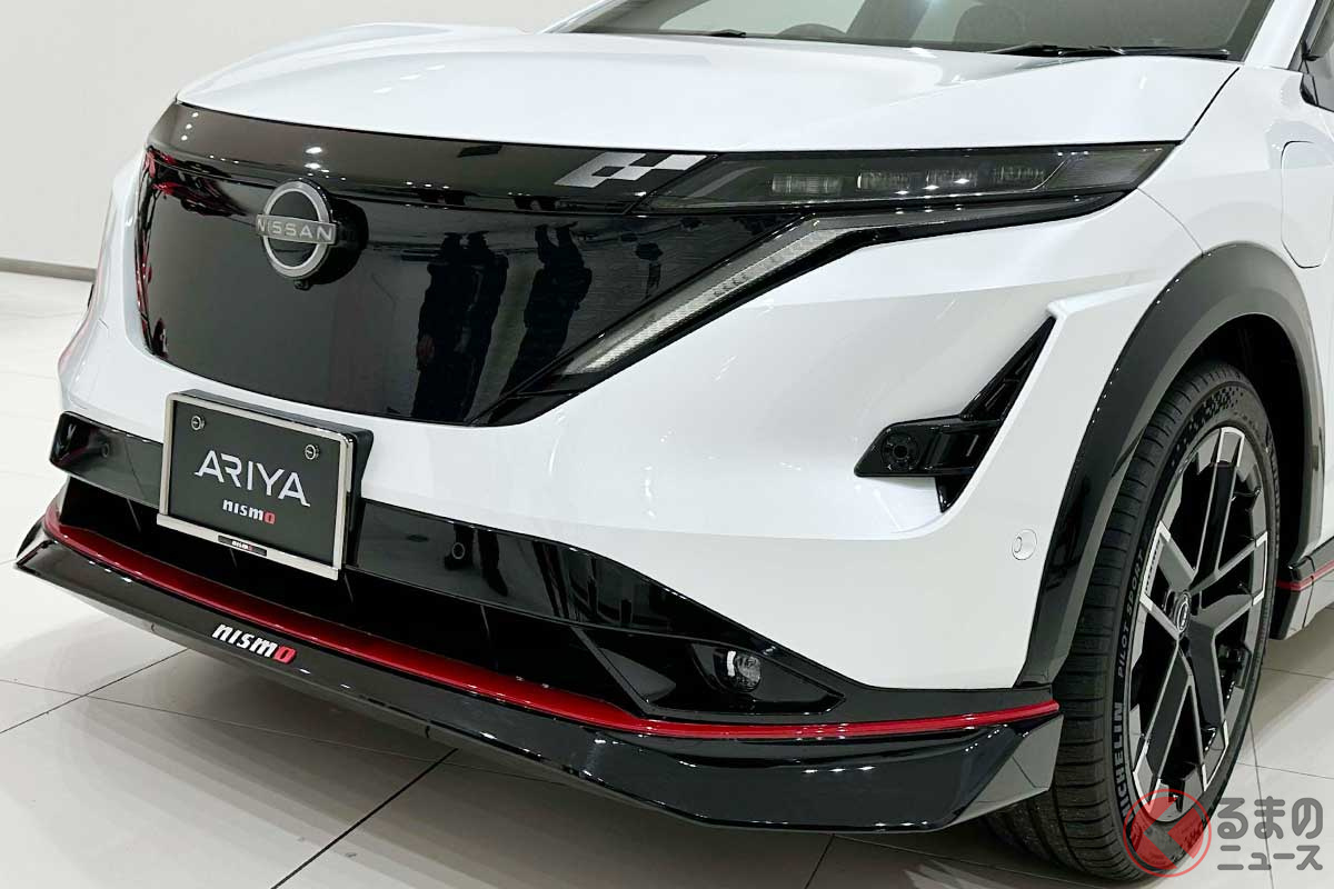 NISMOパーツを装着した新型「アリアNISMO」