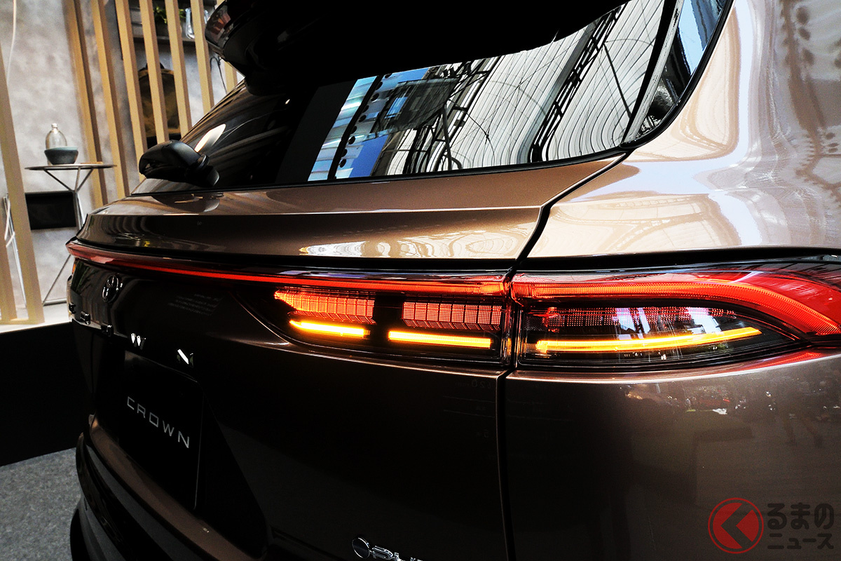 発売が待ち遠しい! トヨタ新型「クラウンエステート」の実車が虎ノ門に!