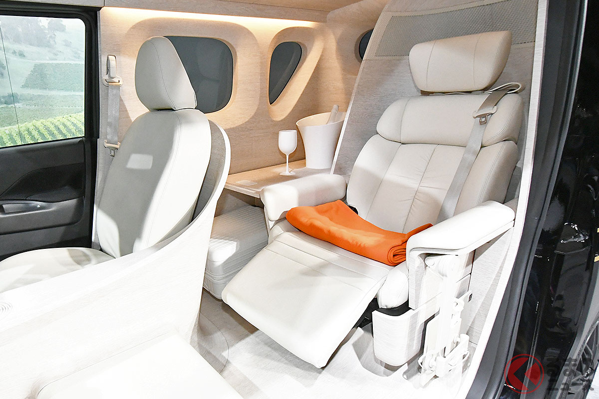 「えっ…!」これが軽の車内なの? 日産のコンセプトカー「ルークス スイート コンセプト」の豪華インテリア