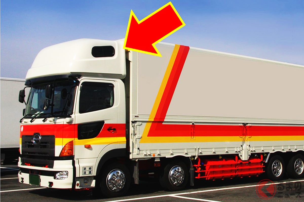 大型トラックの「小部屋」どうなっている!?