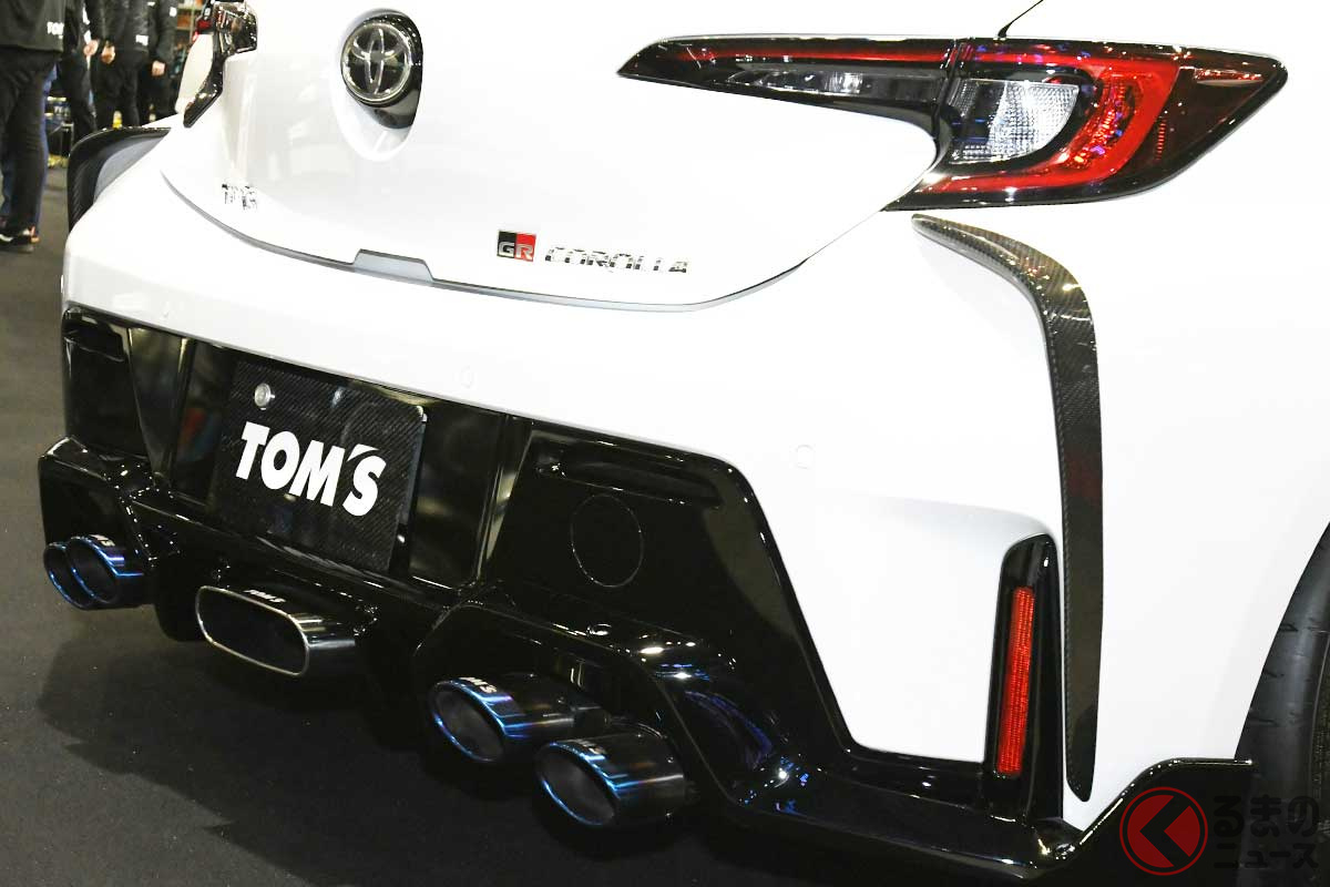 5本出しマフラーがスゴい「TOM’S GRカローラ Type TK」