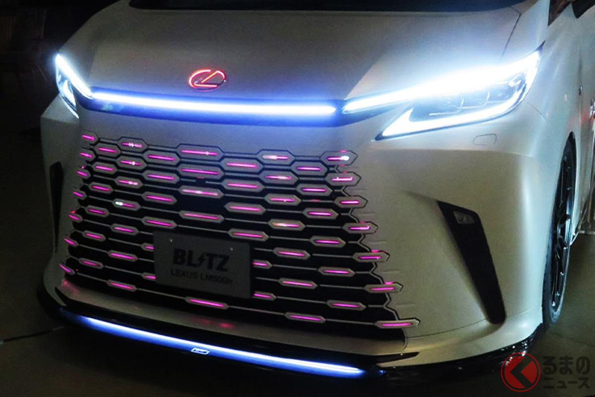 レクサスインターナショナル ギャラリー青山に展示される「BLITZ LM Concept」(画像はレクサス公式SNS)