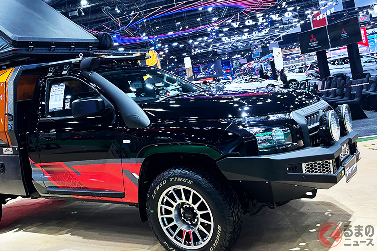 三菱「トライトン」の荷台を架装したらSUV化!? これも良さそう!