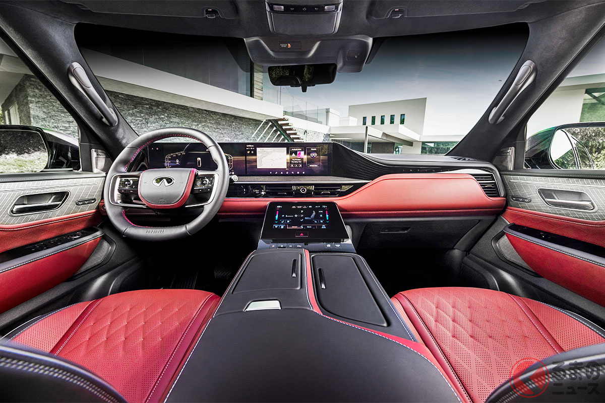 豪華すぎる内装に「圧巻」! インフィニティのフラッグシップSUV、新型「QX80」