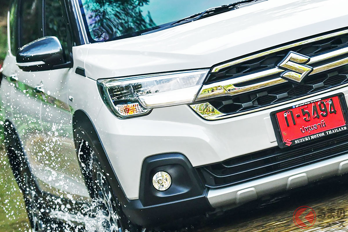 質感アップの「タフ顔」がカッコイイ! スズキ新型「XL7ハイブリッド」