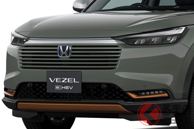 ホンダ新型「ヴェゼル」初公開！ 顔面刷新＆アウトドア仕様「ハント