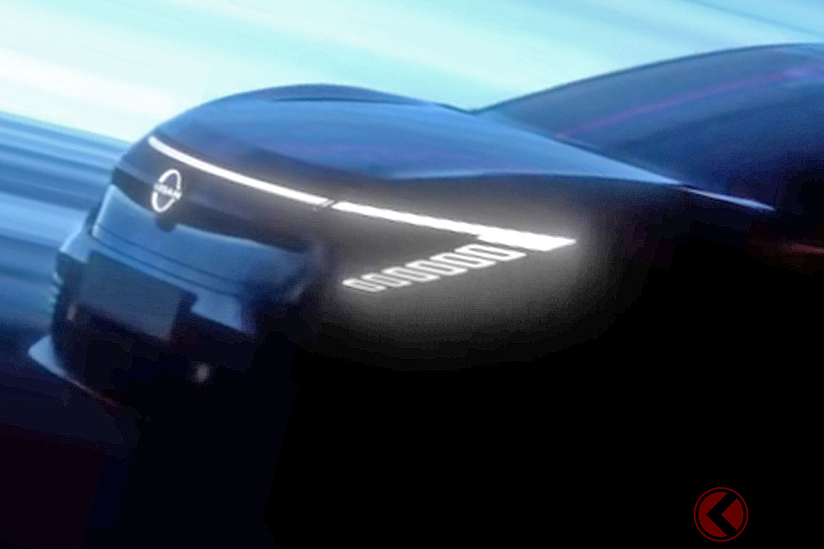 日産の新たな経営計画「The Arc」を紹介する動画のなかで先頭を走っていたモデルは…次期「リーフ」なのか!?