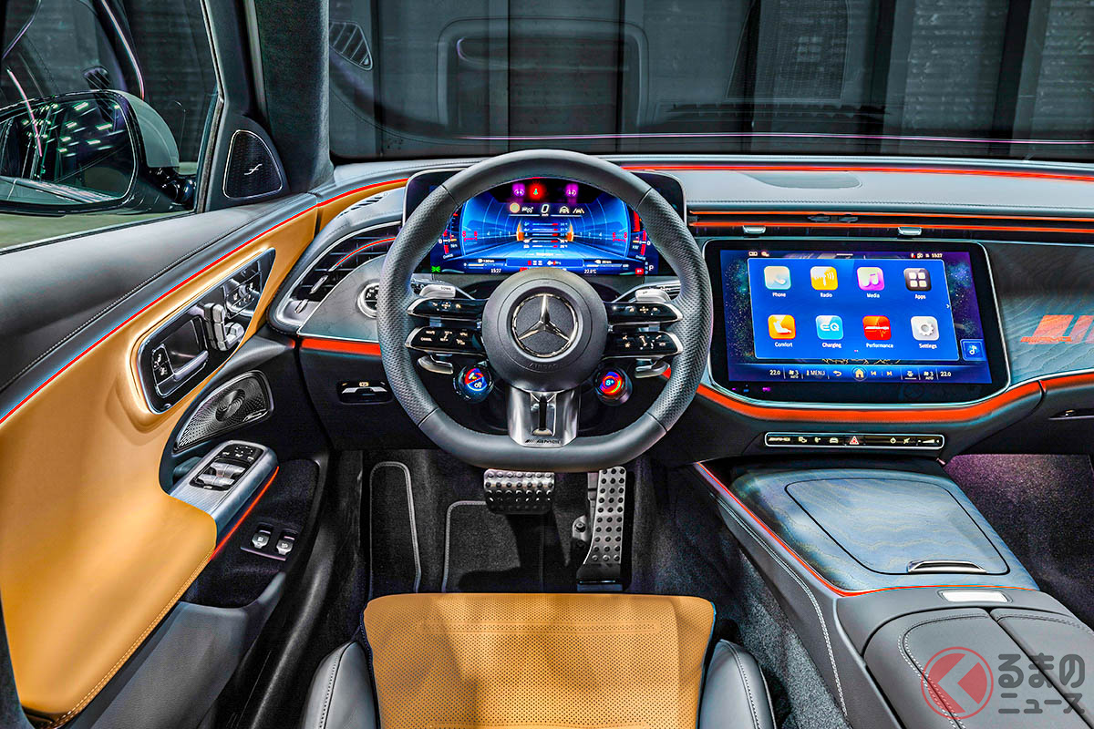 内装すげぇ…!新型「メルセデスAMG E53 ハイブリッド4MATIC+」